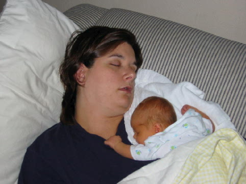 Bethany and Janie asleep